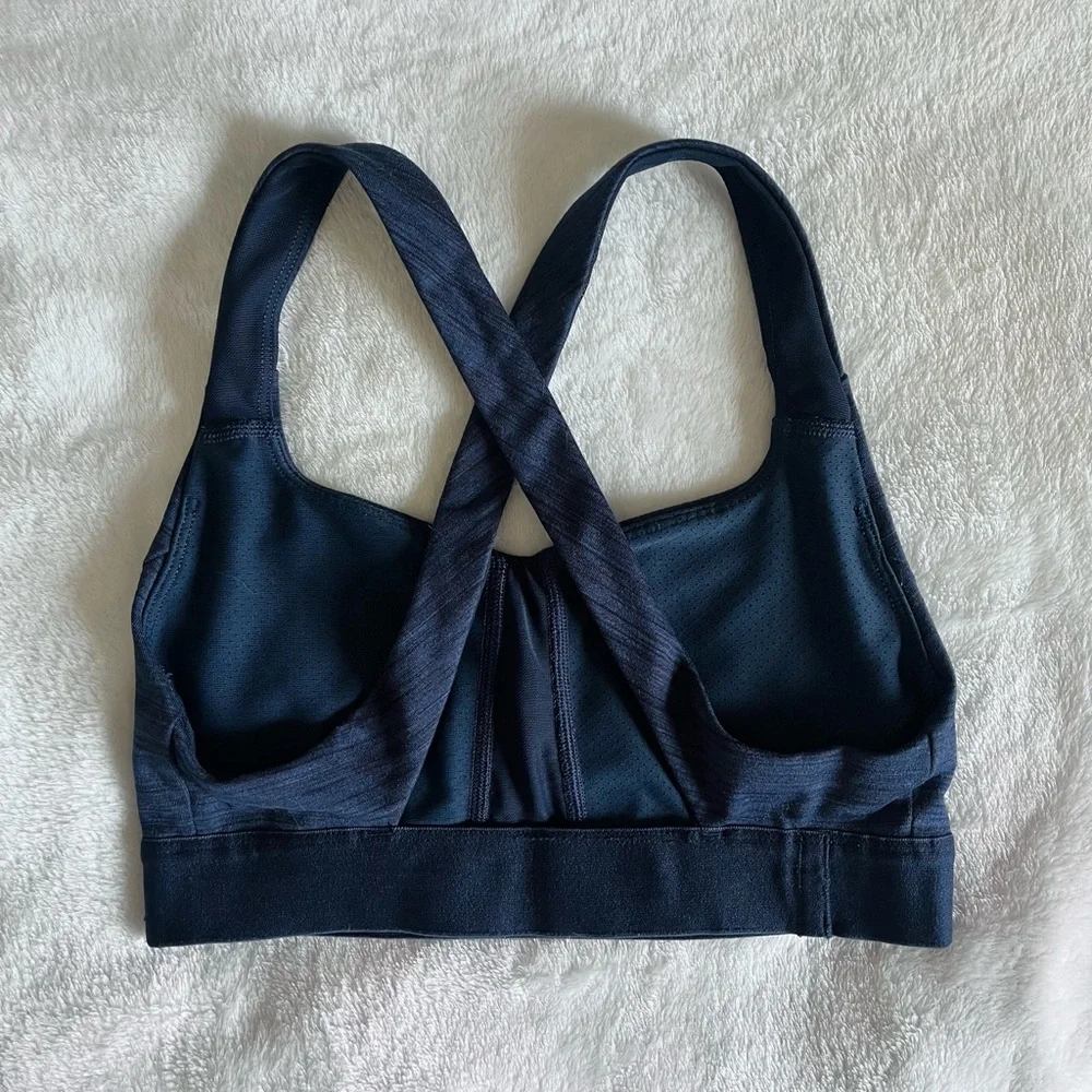 Patagonia Switchback Sports Bra XS Navy - Picture 2 of 4